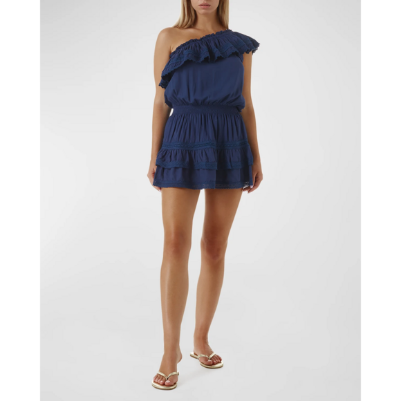 Melissa Odabash Dresses & Skirts - Melissa Odabash NWOT Debbie One Shoulder Dress in Blue
